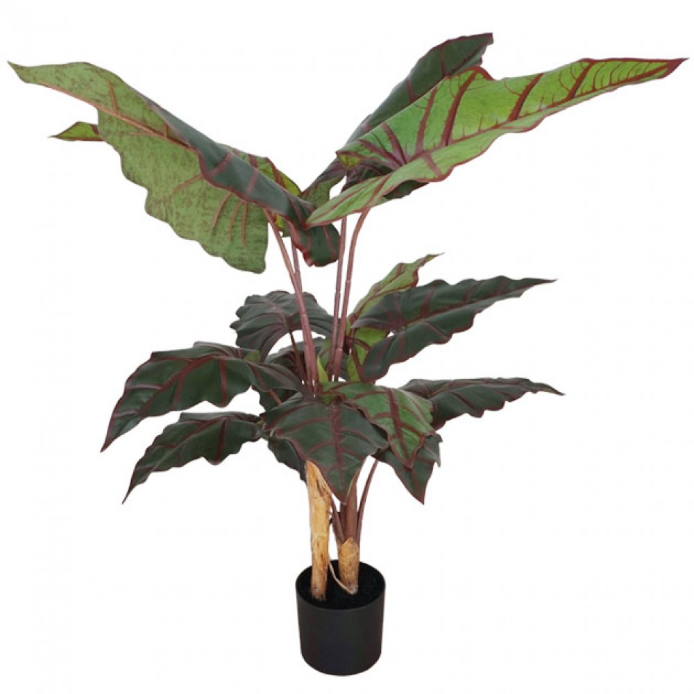 ARTIFICIAL ALOCASIA PLANT REAL TOUCH 120CM