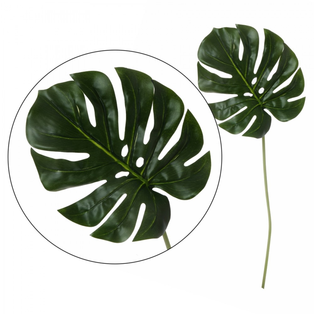ARTIFICIAL MONSTERA BRANCH REAL TOUCH 70CM