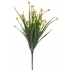 ARTIFICIAL GREENERY BOUQUET WITH FLOWER YELLOW 35CM