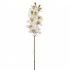 ARTIFICIAL ORCHID BRANCH REAL TOUCH WHITE 85CM - 2