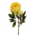 ARTIFICIAL PEONY BRANCH YELLOW 66CM