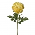 ARTIFICIAL PEONY BRANCH YELLOW 74CM