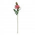 ARTIFICIAL ROSE BRANCH REAL TOUCH PINK 64CM - 2
