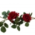 ARTIFICIAL ROSE GARLAND REAL TOUCH RED 180CM - 2
