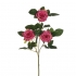 ARTIFICIAL TRIPLE ROSE BRANCH FUCHSIA 69CM