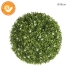 ARTIFICIAL GREEN BALL WHITE FLOWER 38CM