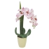 ORCHID IN FLOWER POT WHITE/PINK 67CM