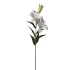 ARTIFICIAL LILY BRANCH REAL TOUCH WHITE 88CM