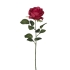 ARTIFICIAL ROSE BRANCH RED 64CM