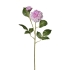 ARTIFICIAL ZINNIA BRANCH CREAM/PURPLE 63CM