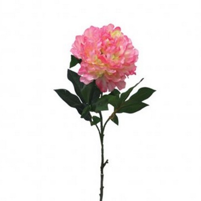 ARTIFICIAL PEONY BRANCH PINK 77CM - 1