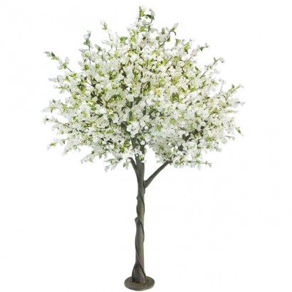 ARTIFICIAL CHERRY TREE WHITE 300CM - 1