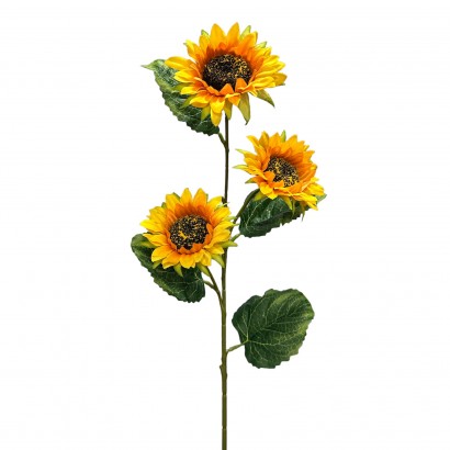 ARTIFICIAL SUNFLOWER BRANCH 64CM