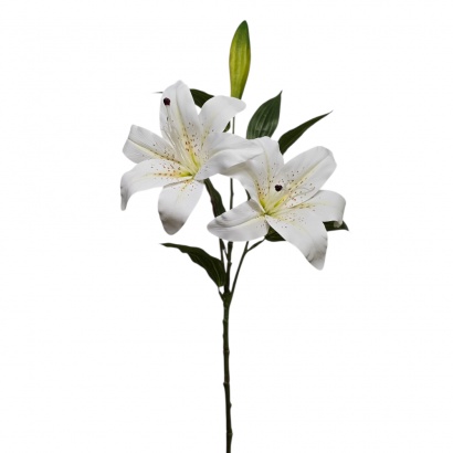 ΤΕΧΝΗΤΟ ΚΛΑΔΙ ΚΡΙΝΟΣ ΛΙΛΙΟΥΜ REAL TOUCH ΕΚΡΟΥ 73ΕΚ.