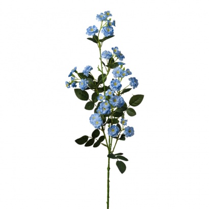 ΤΕΧΝΗΤΟ ΚΛΑΔΙ ΜΙΝΙ ΤΡΙΑΝΤΑΦΥΛΛΟ ΜΠΛΕ 75ΕΚ.