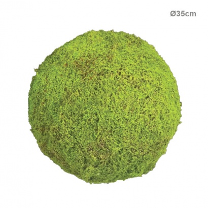 ARTIFICIAL GREEN MOSS BALL 35CM