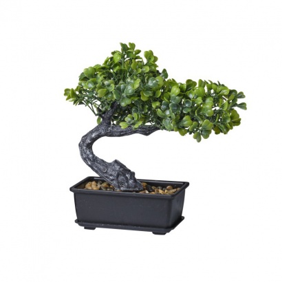 POT WITH MINI BONSAI REAL TOUCH 17CM
