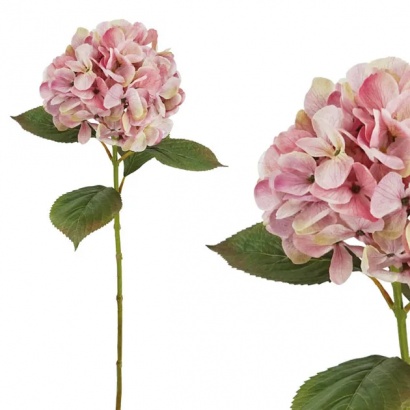 ARTIFICIAL ORTENSIA BRANCH PINK 60CM