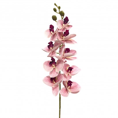 ARTIFICIAL ORCHID BRANCH REAL TOUCH PINK 94CM - 1