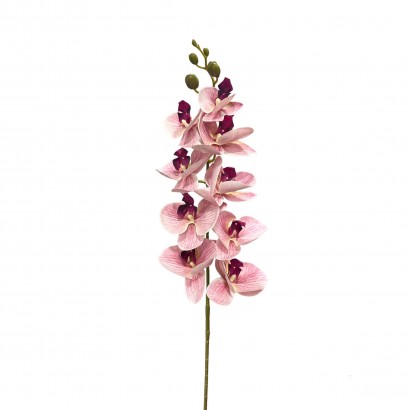 ARTIFICIAL ORCHID BRANCH REAL TOUCH PINK 94CM - 2