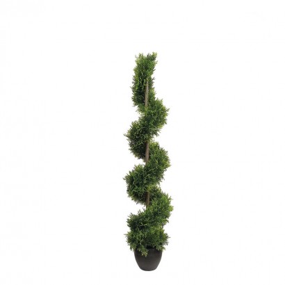 ARTIFICAL CYPRESS TREE SPIRAL REAL TOUCH 120CM - 1